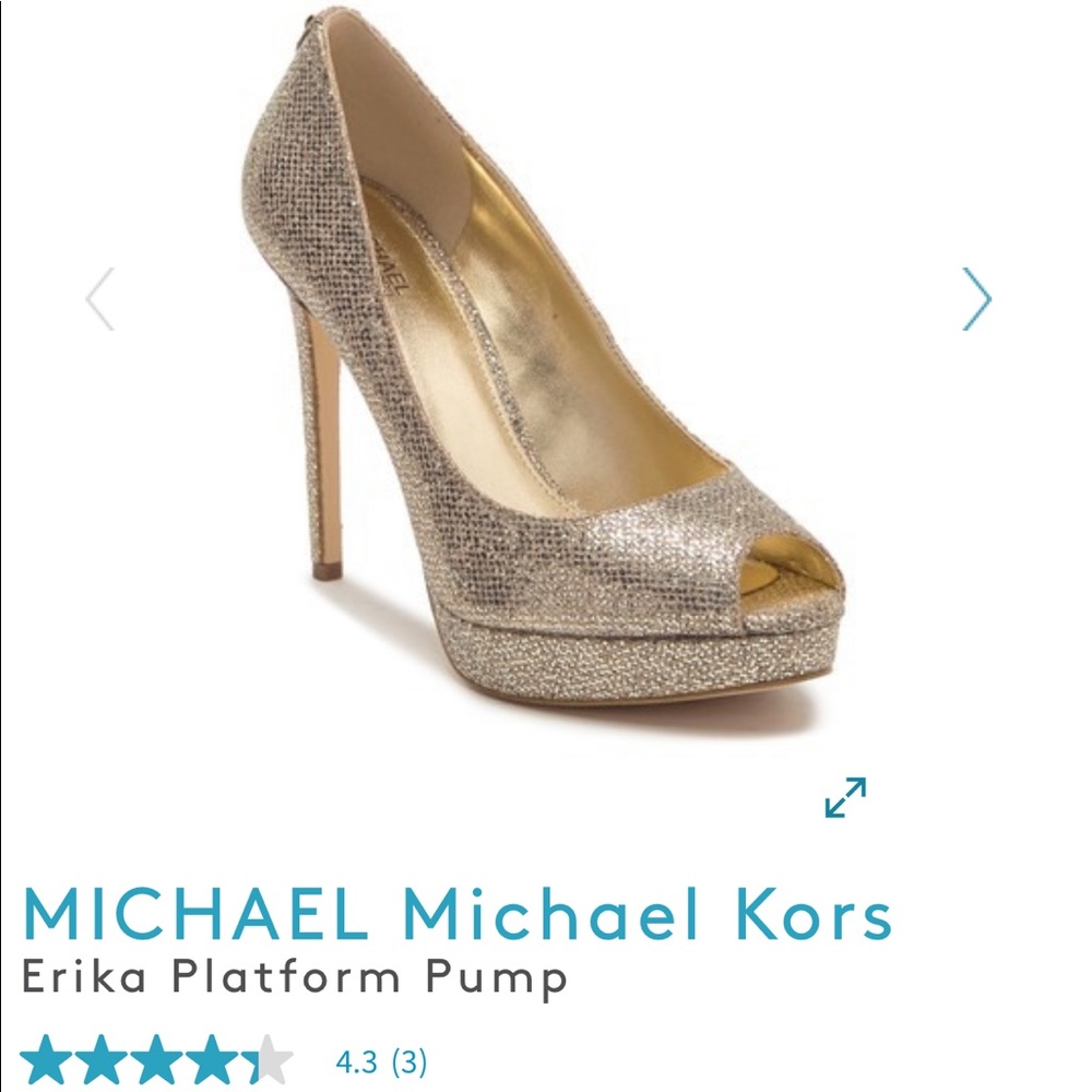 Michael Kors Sparkly Platform Pump